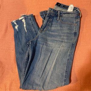 Hollister high rise mom jeans